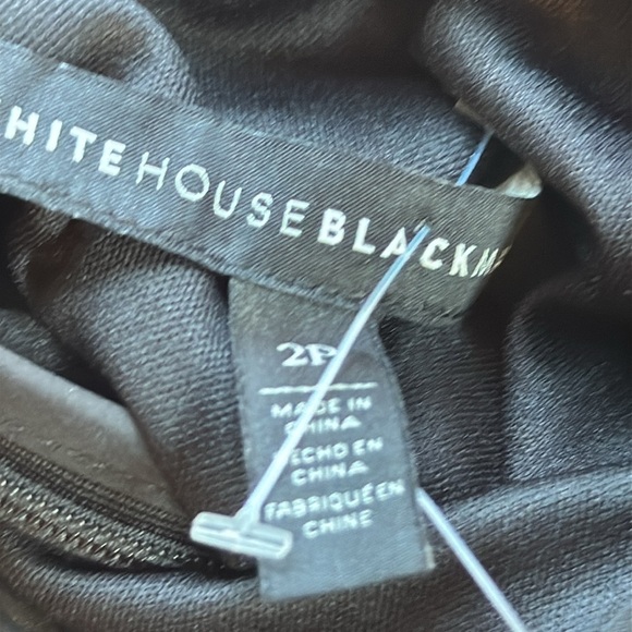 WHBM Halter Clip Jacquard Maxi Dress ophelia floral black - Picture 7 of 15